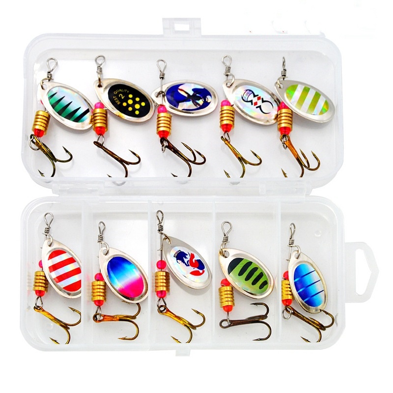 ตกปลา Lure Spinner หมุนช้อน 10 - Fishing Lure Spinner บทวิจารณ์และราคา