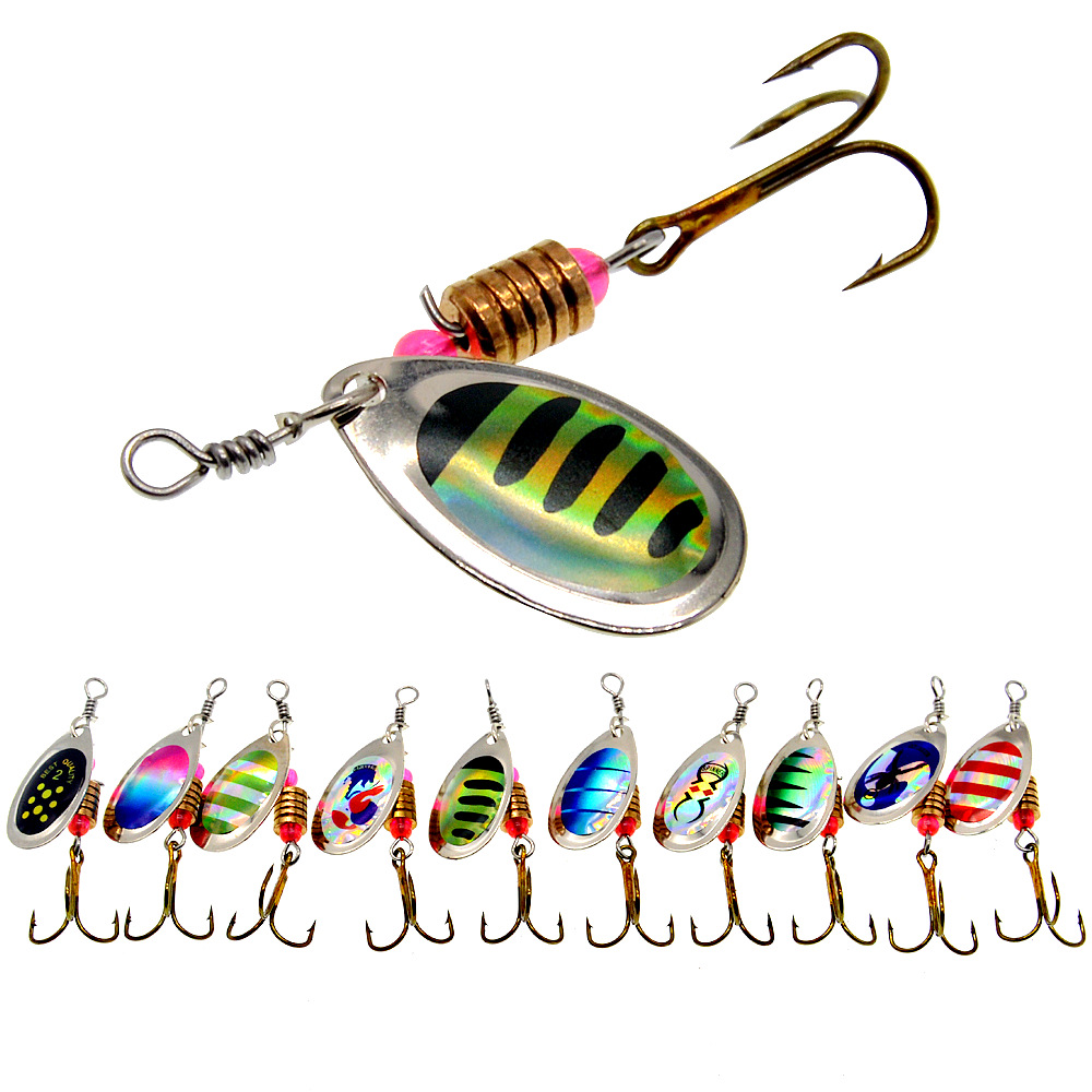 ตกปลา Lure Spinner หมุนช้อน 10 - Fishing Lure Spinner บทวิจารณ์และราคา