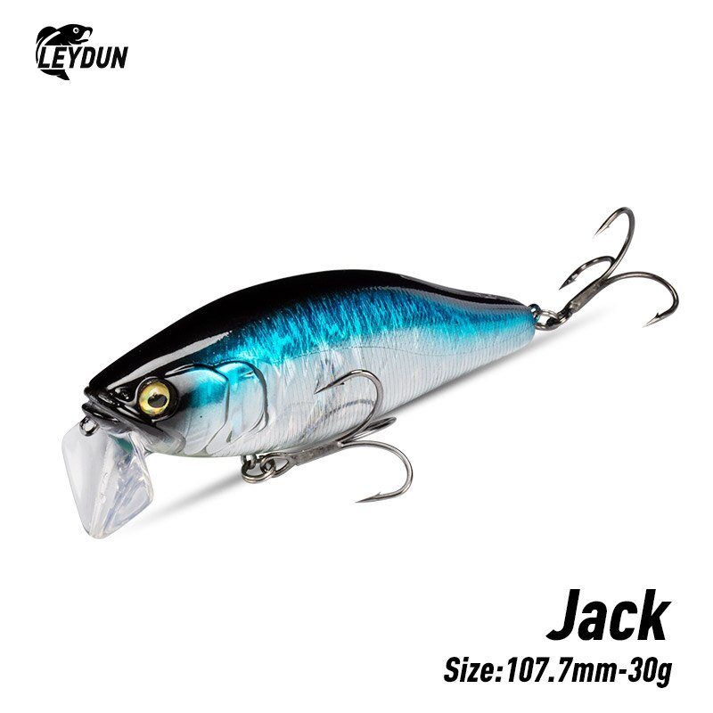 I-JACK Minnowเหยื่อตกปลา107.7M - Fishing Lure Topwater บทวิจารณ์และราคา