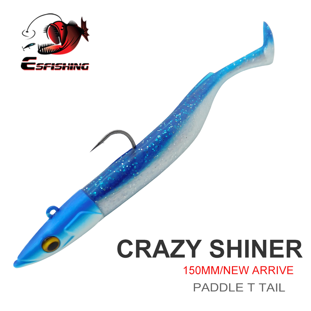 ESFISHING เหยื่อตกปลาแบบนิ่ม L - Fishing Lure Swimbait บทวิจารณ์และราคา